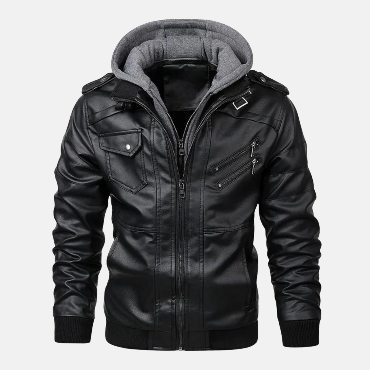Mistrève | Veste Hiver Homme en Cuir – Élégance Tendance