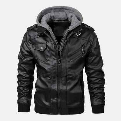 Mistrève | Veste Hiver Homme en Cuir – Élégance Tendance