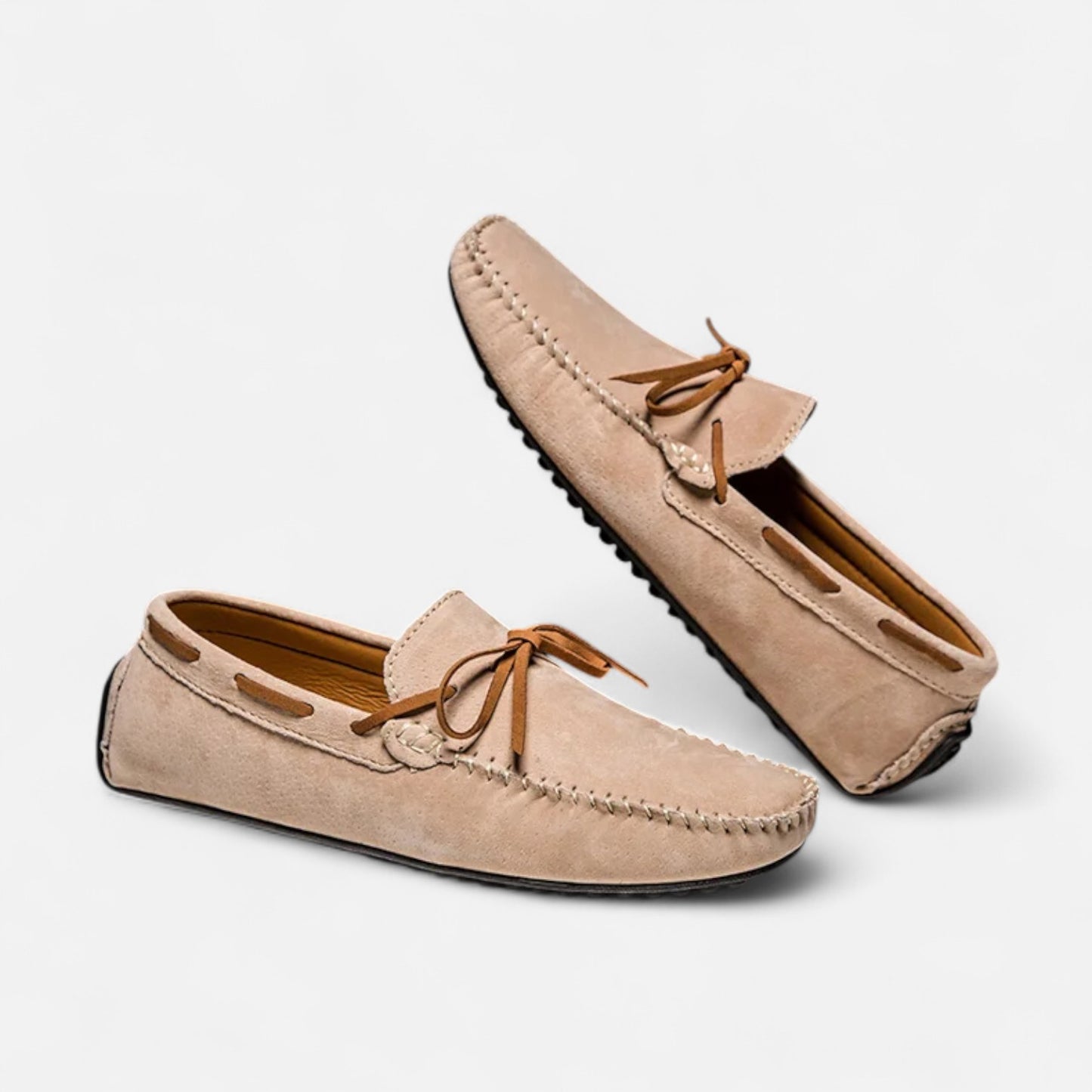 Mistrève | Chaussures Homme Casual en Cuir Véritable – Slip‑On Élégance Décontractée