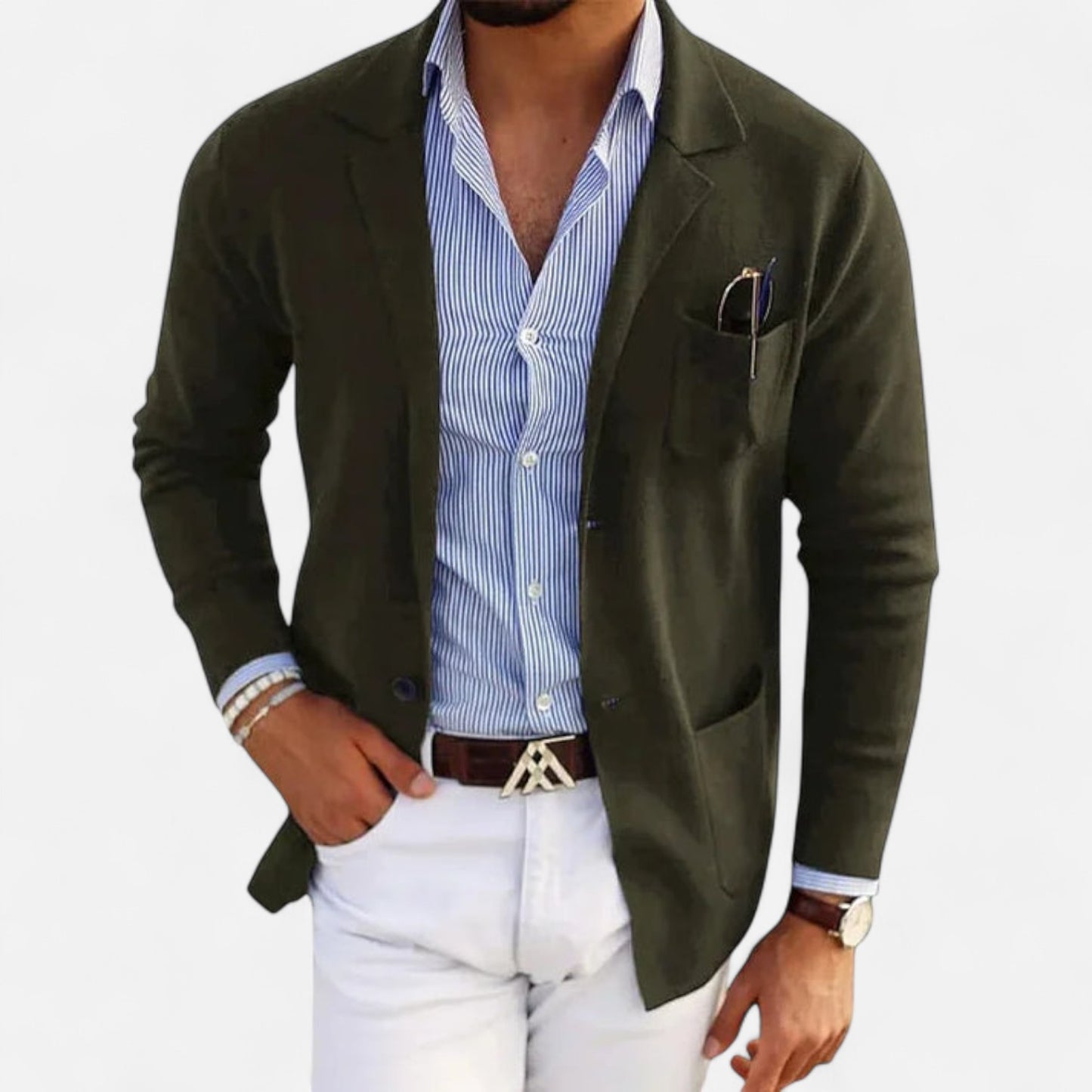 Mistrève | Blazer Confort Homme – Élégance Souple et Style Maîtrisé