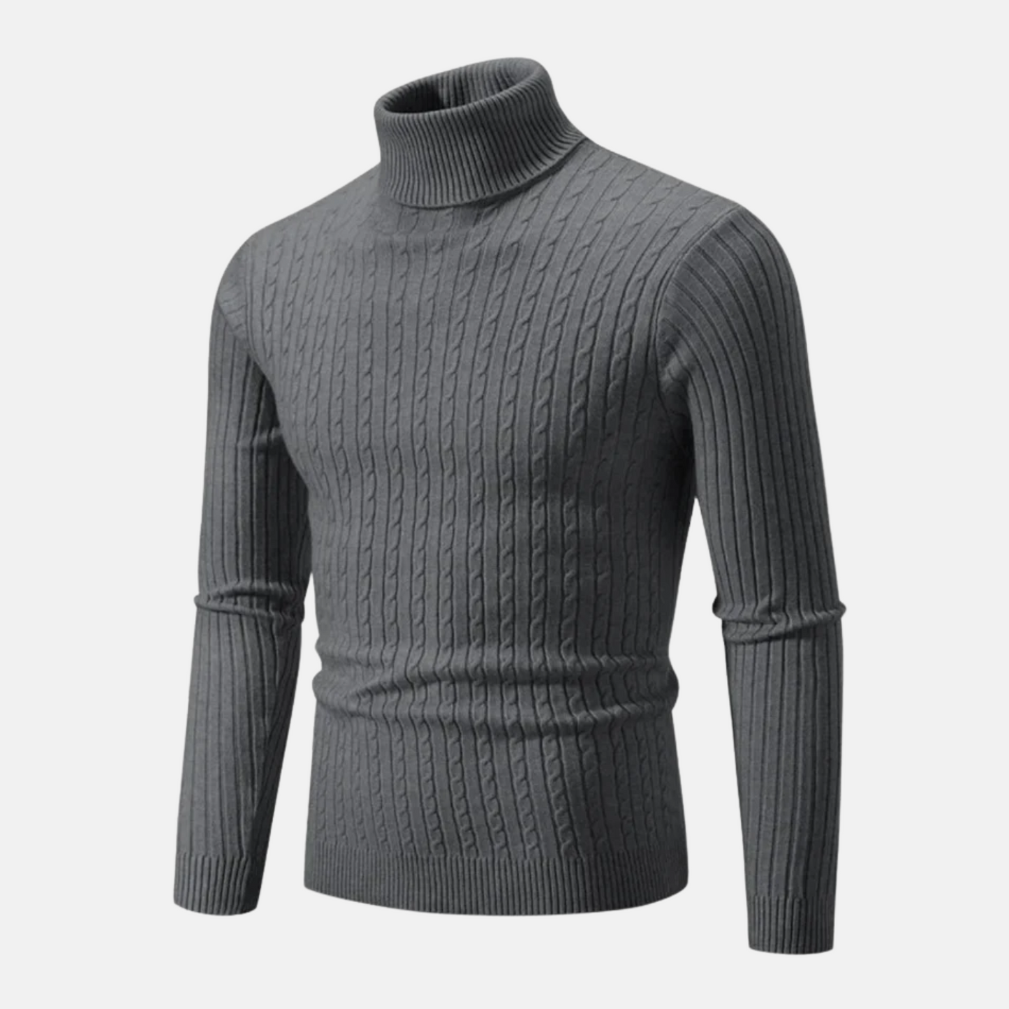 Mistrève | Pull Col Roulé Homme Élégant & Confortable – Style Classique