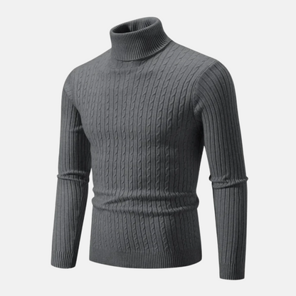 Mistrève | Pull Col Roulé Homme Élégant & Confortable – Style Classique