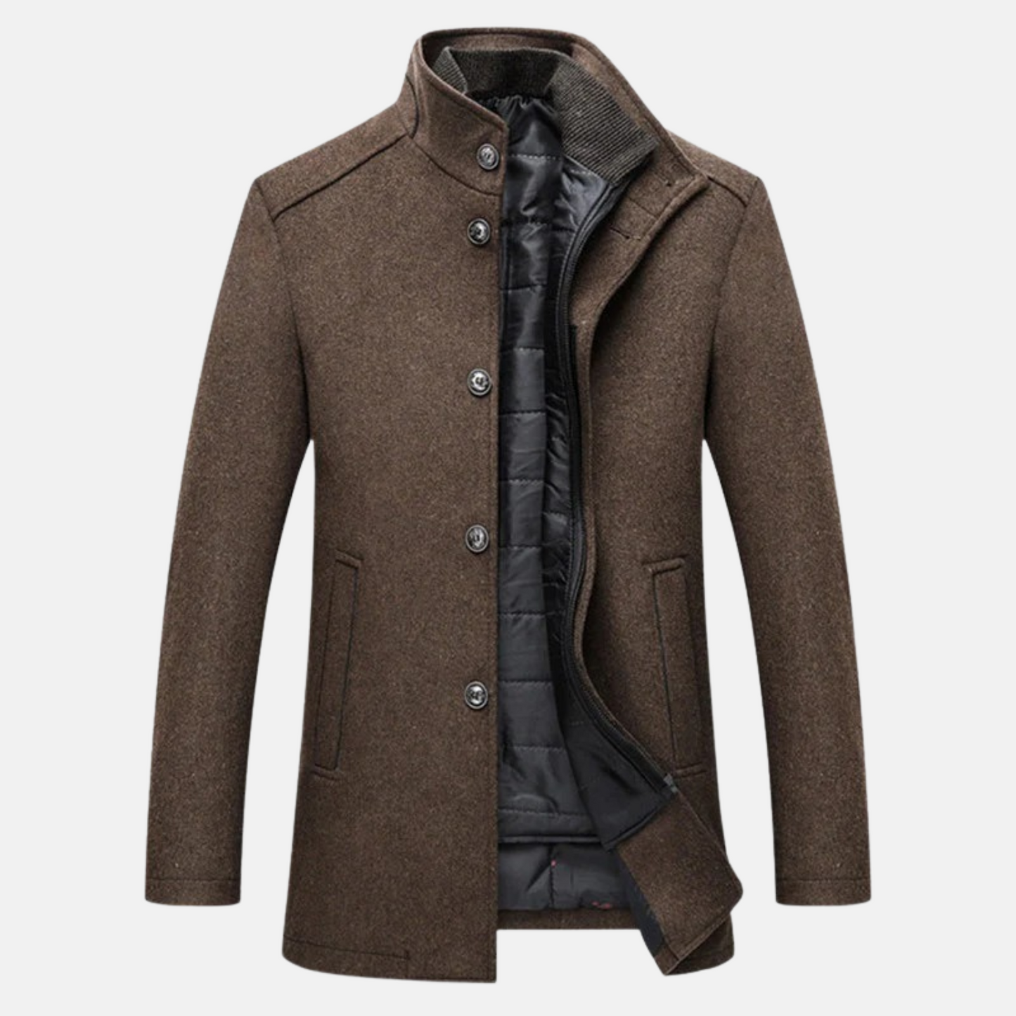 Mistrève | Manteau d’hiver homme à manches longues – Chaleur intemporelle et style raffiné