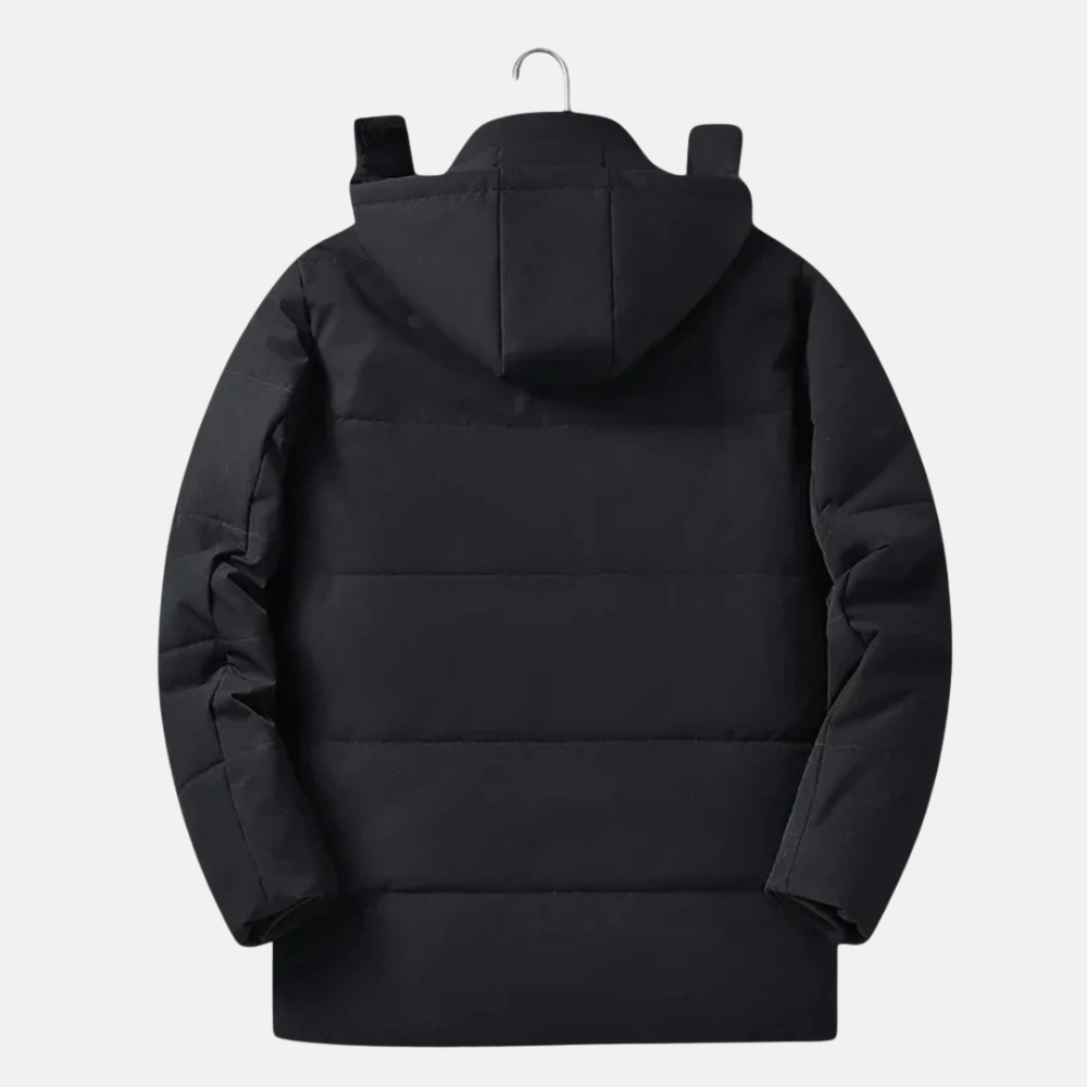 Mistrève | Parka Homme Chaude à Capuche Amovible – Protection Hivernale et Élégance Moderne