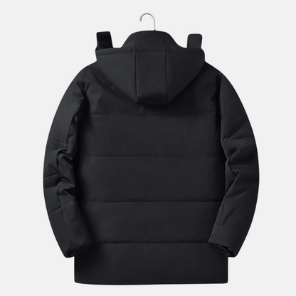 Mistrève | Parka Homme Chaude à Capuche Amovible – Protection Hivernale et Élégance Moderne