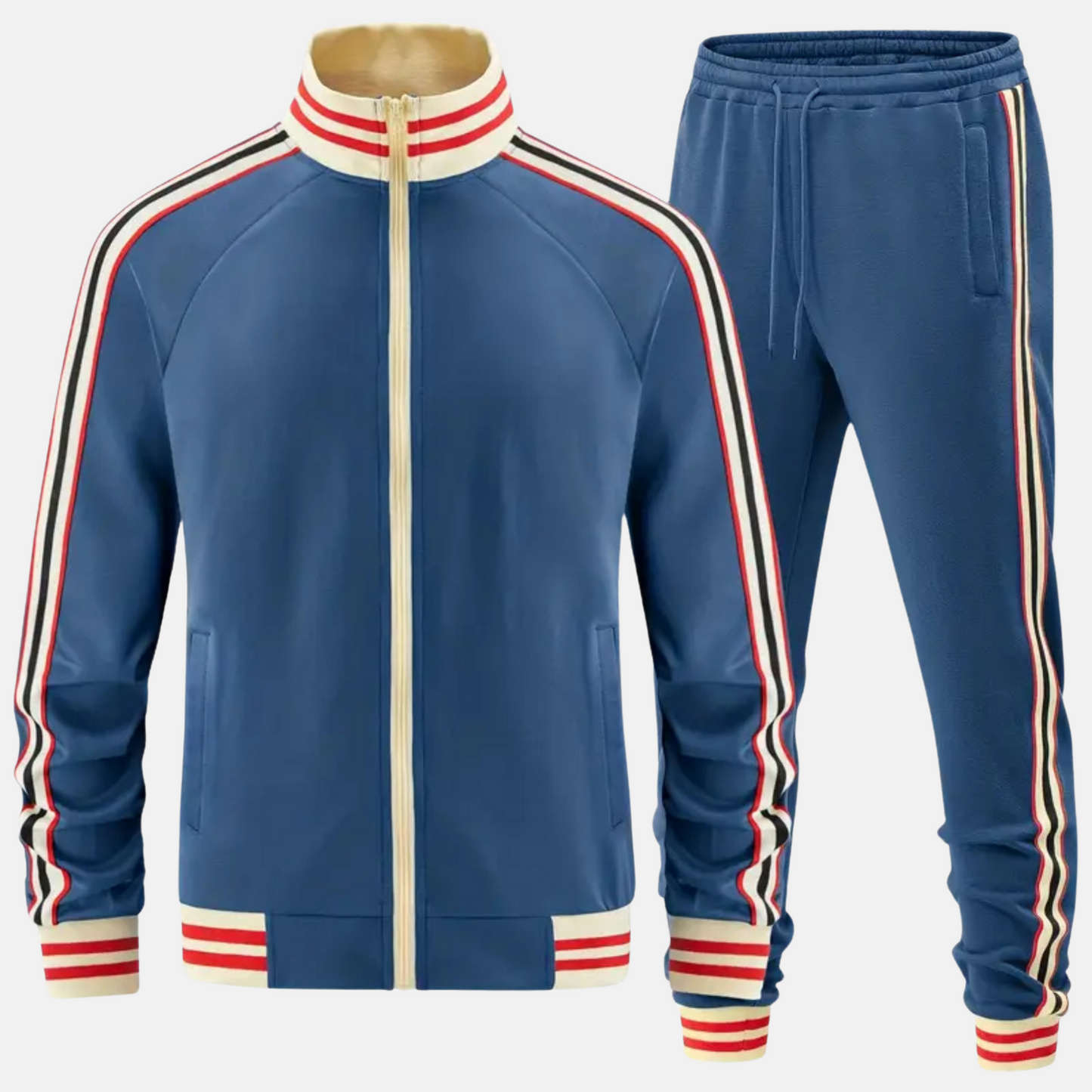 Mistrève | Ensemble Survêtement Homme Rayé – Confort Quotidien