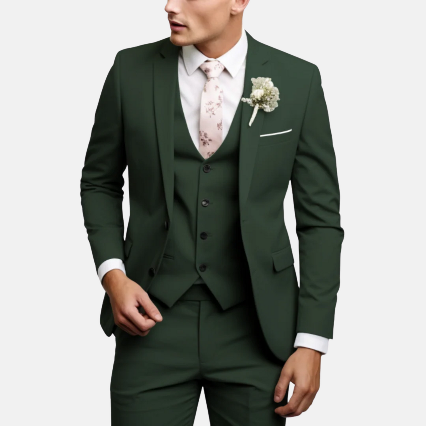 Mistrève | Costume 3 Pièces Homme Slim Fit – Élégance Moderne pour Mariages et Cérémonies
