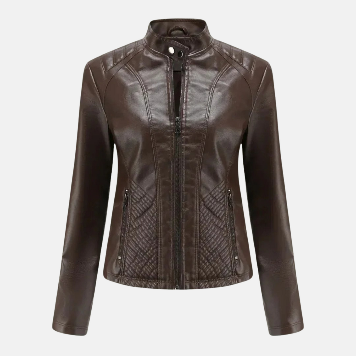 Mistrève | Veste Biker Cuir – Audace Féminine et Élégance Intemporelle