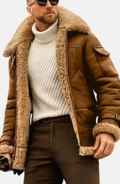 Mistrève | Veste en cuir pour homme – Élégance classique et charme intemporel
