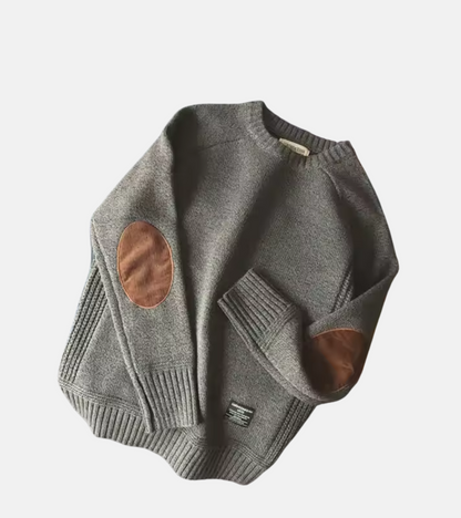 Mistrève | Pull d’Hiver Homme Col Rond – Chaleur Vintage