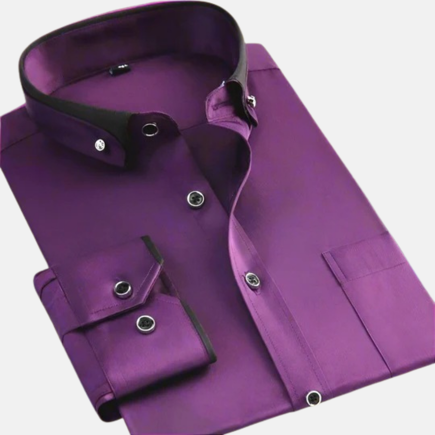Mistrève | Chemise Classique Homme à Manches Longues – Élégance Intemporelle & Confort Polyvalent