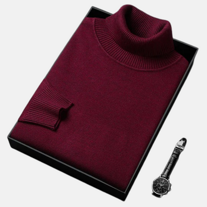 Mistrève | Pull Col Roulé Homme  – Cachemire Luxueux
