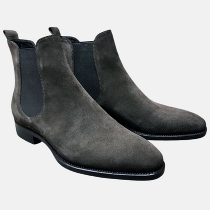 Mistrève | Bottines Homme en Daim – Élégance Classique & Confort Hivernal