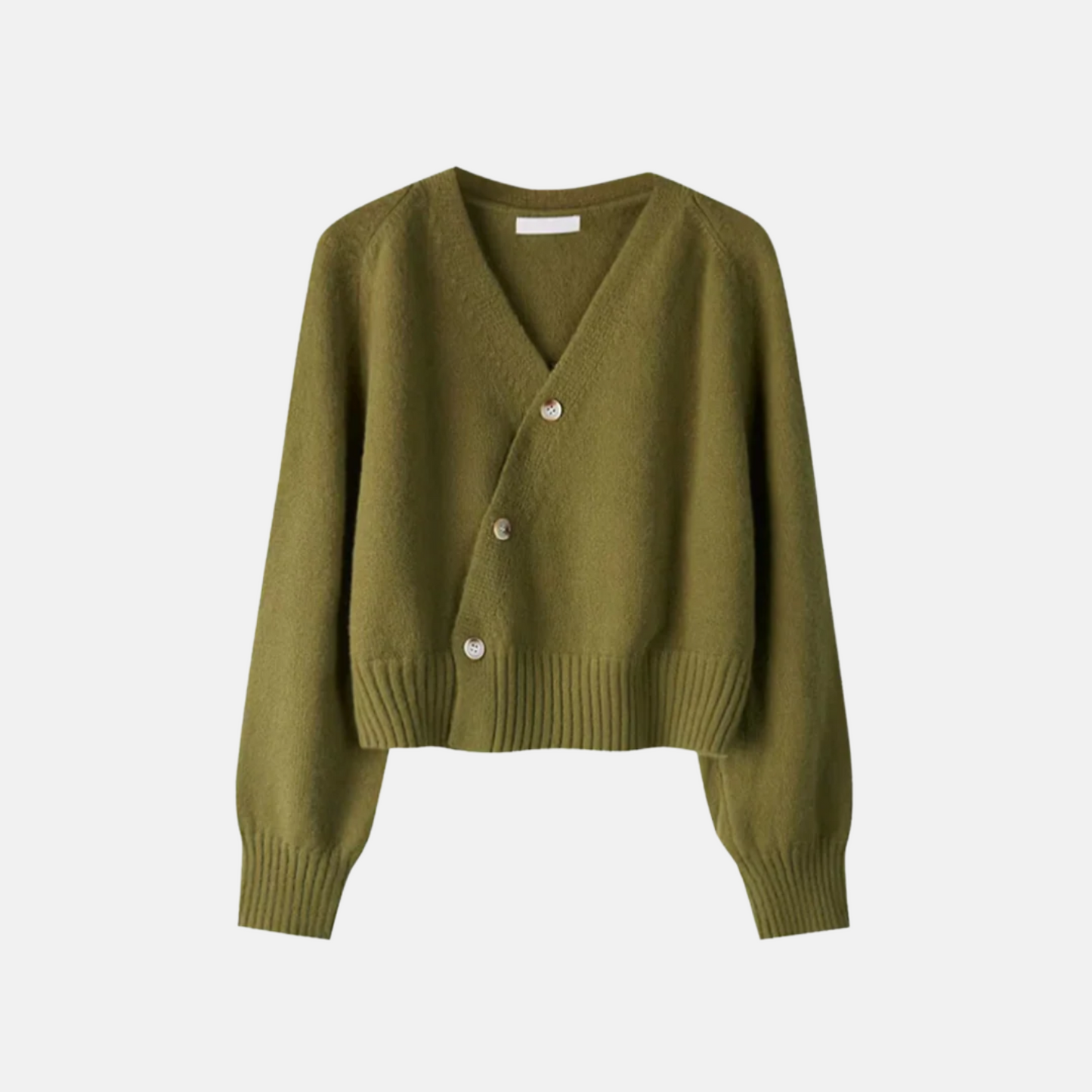 Mistrève | Cardigan en laine mérinos col V – Élégance moderne et confort raffiné