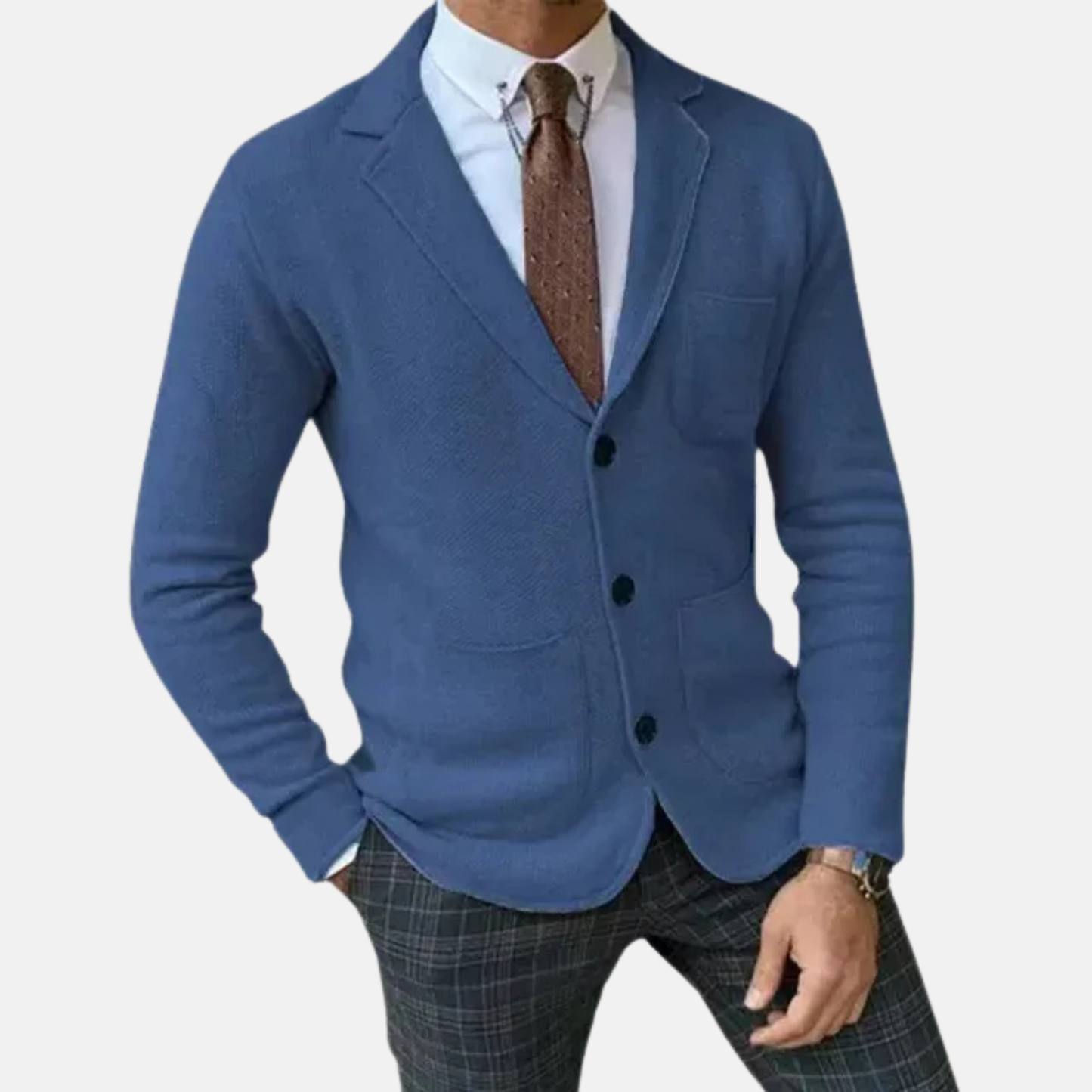 Mistrève | Blazer en maille douce pour homme