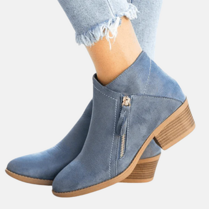 Mistrève | Bottines Femme à Fermeture Éclair – Élégance Intemporelle & Confort Quotidien
