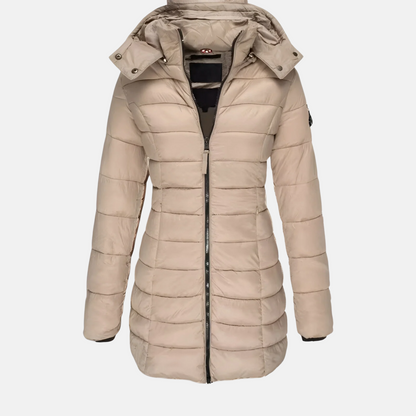 Mistrève | Manteau long pour femme – Élégance légère et protection hivernale