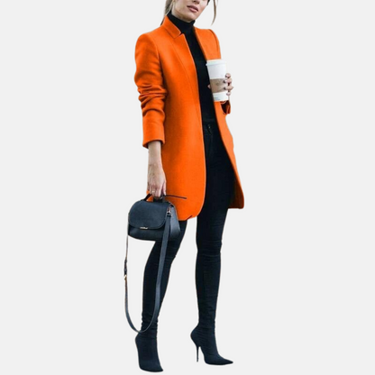 Mistrève | Manteau long pour femme – Élégance intemporelle et féminité raffinée