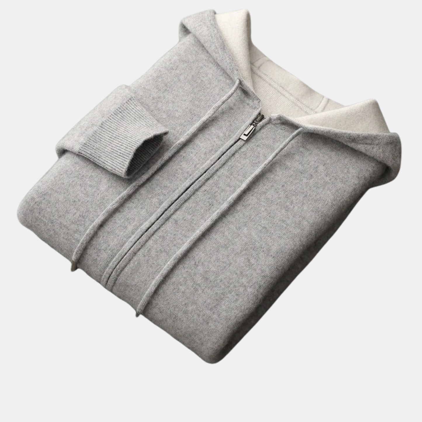 Mistrève | Cardigan Zippé en Cachemire Homme – Luxe Intemporel et Confort Absolu