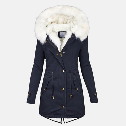 Mistrève | Manteau Long Femme Hiver   – Chaleur & Élégance Imperméable