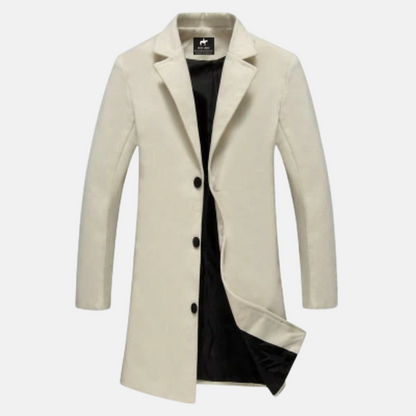 Mistrève | Manteau Long Business Homme – Élégance Coupe-Vent et Chaleur Saisonnière