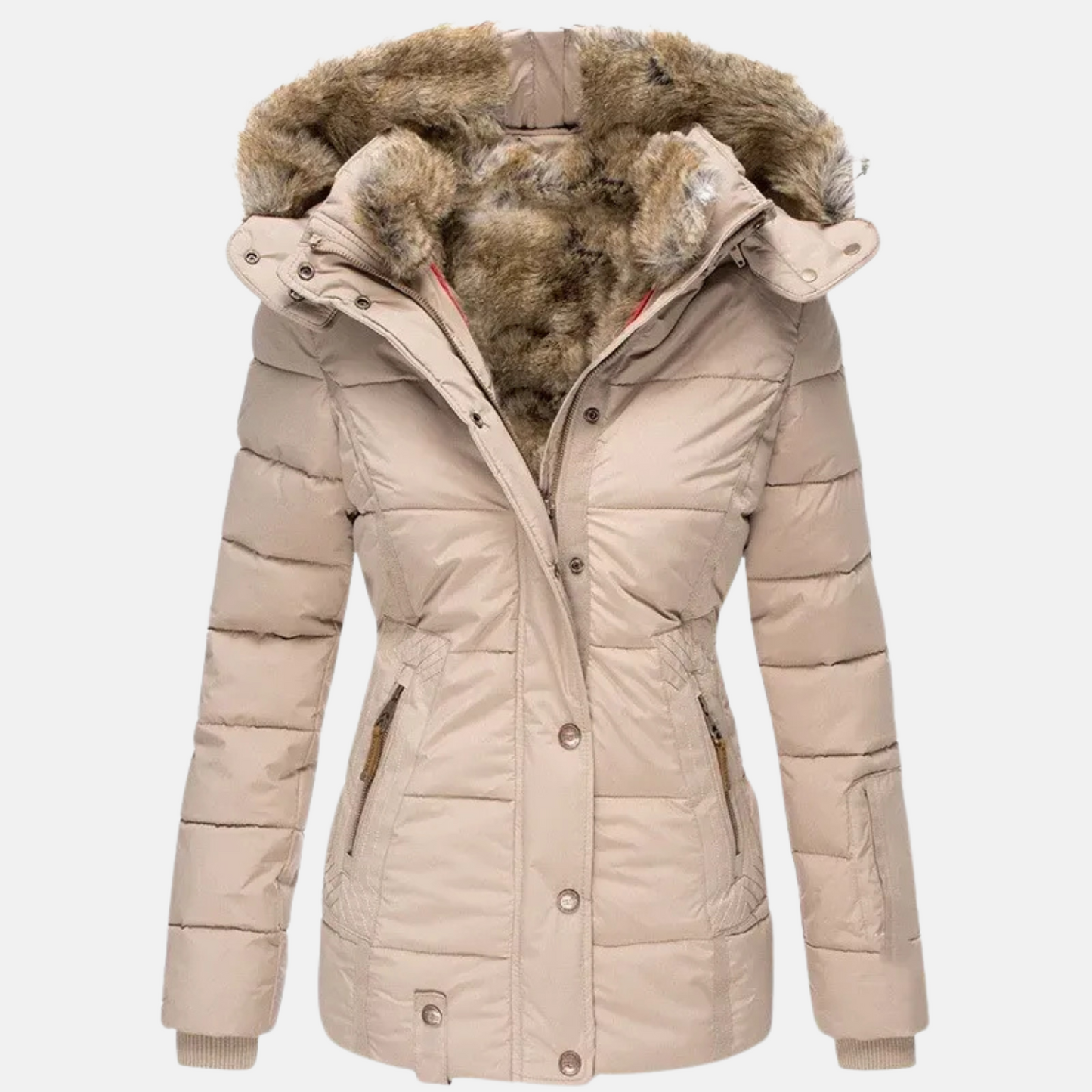 Mistrève | Veste Femme avec Col et Fourrure – Élégance et Protection Extrême