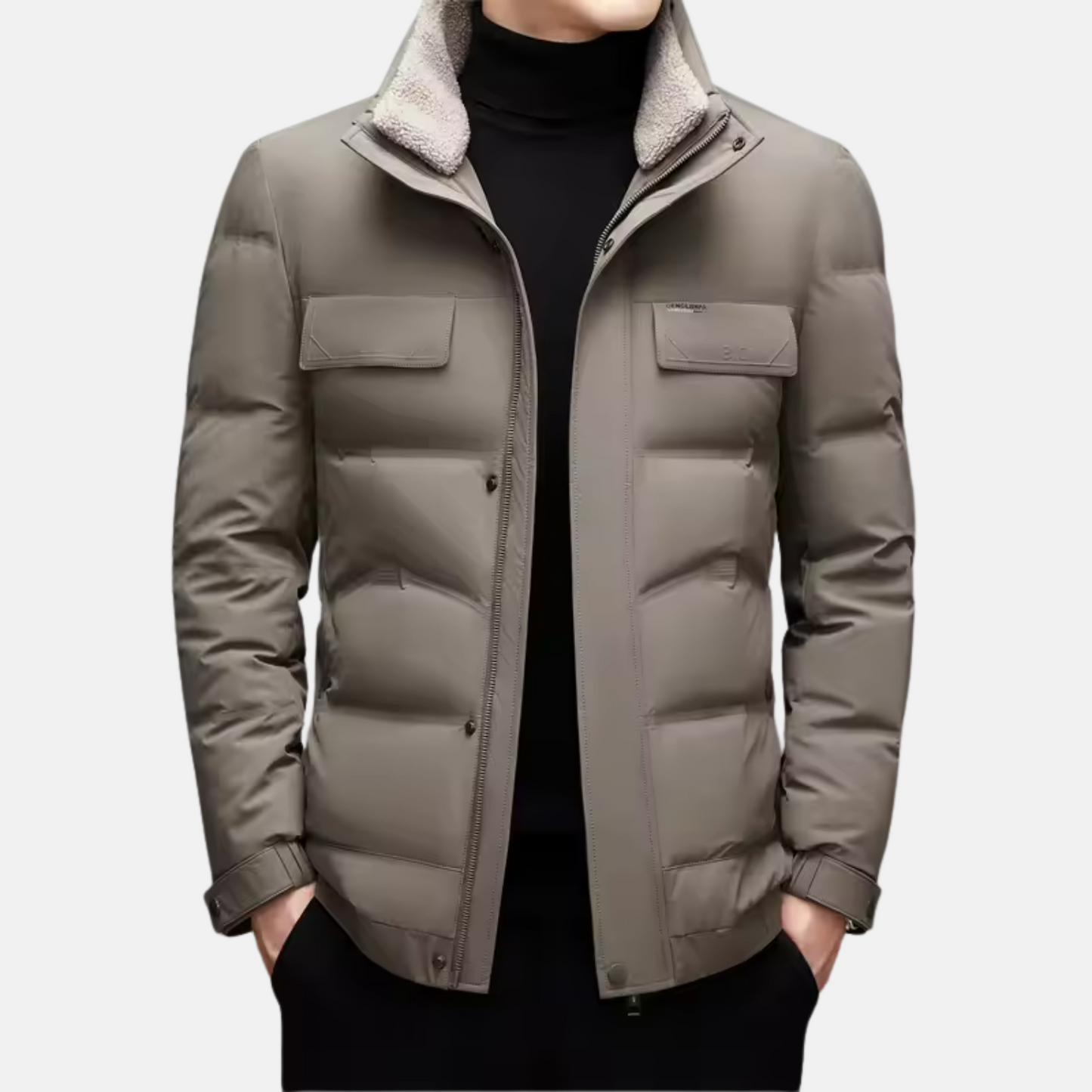 Mistrève | Doudoune Homme en Duvet – Chaleur Épaissie et Élégance Intemporelle