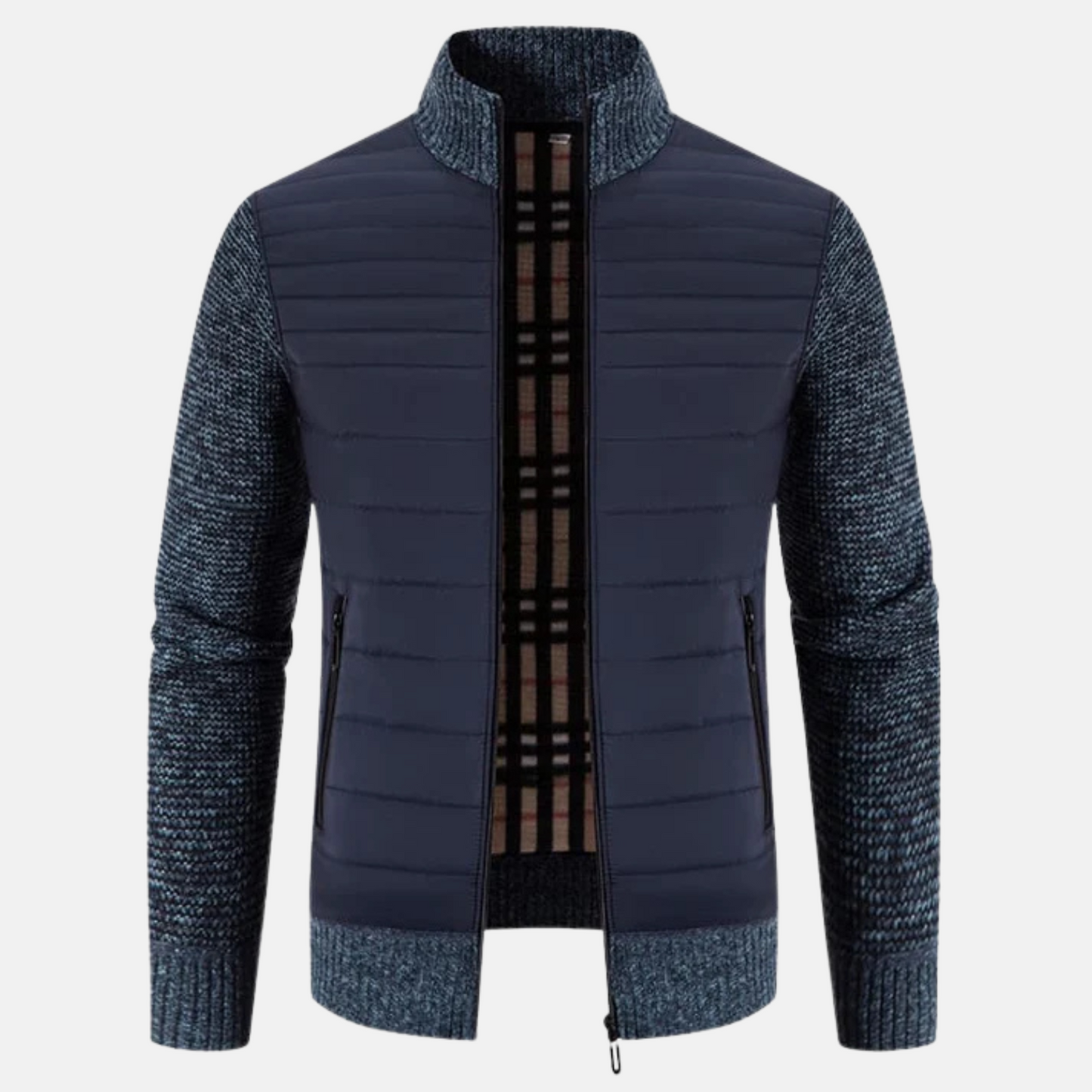 Mistrève | Veste zippée à col montant pour homme – Style intemporel et confort moderne