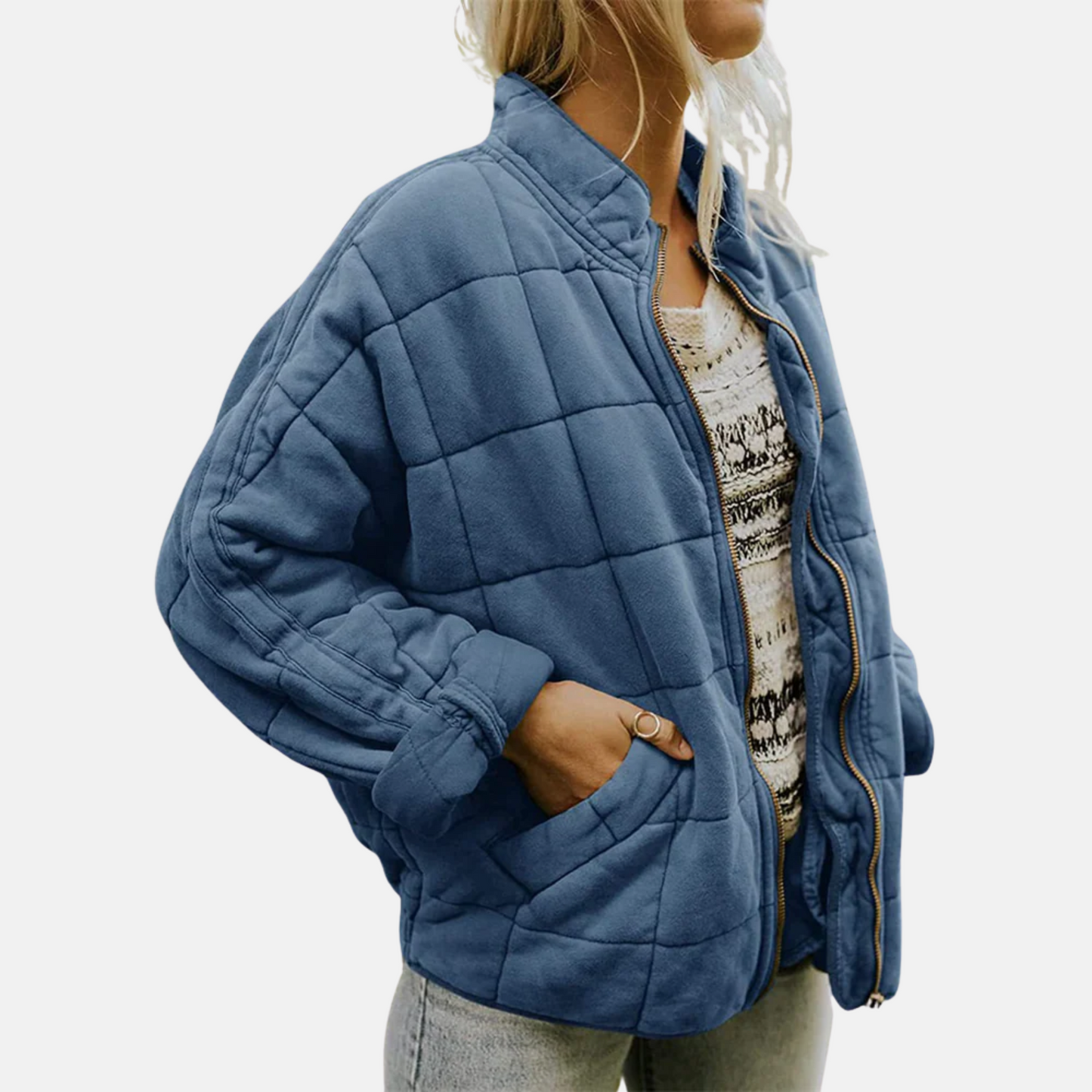 Mistrève | Veste Matelassée Femme – Chaleur Légère et Élégance Décontractée