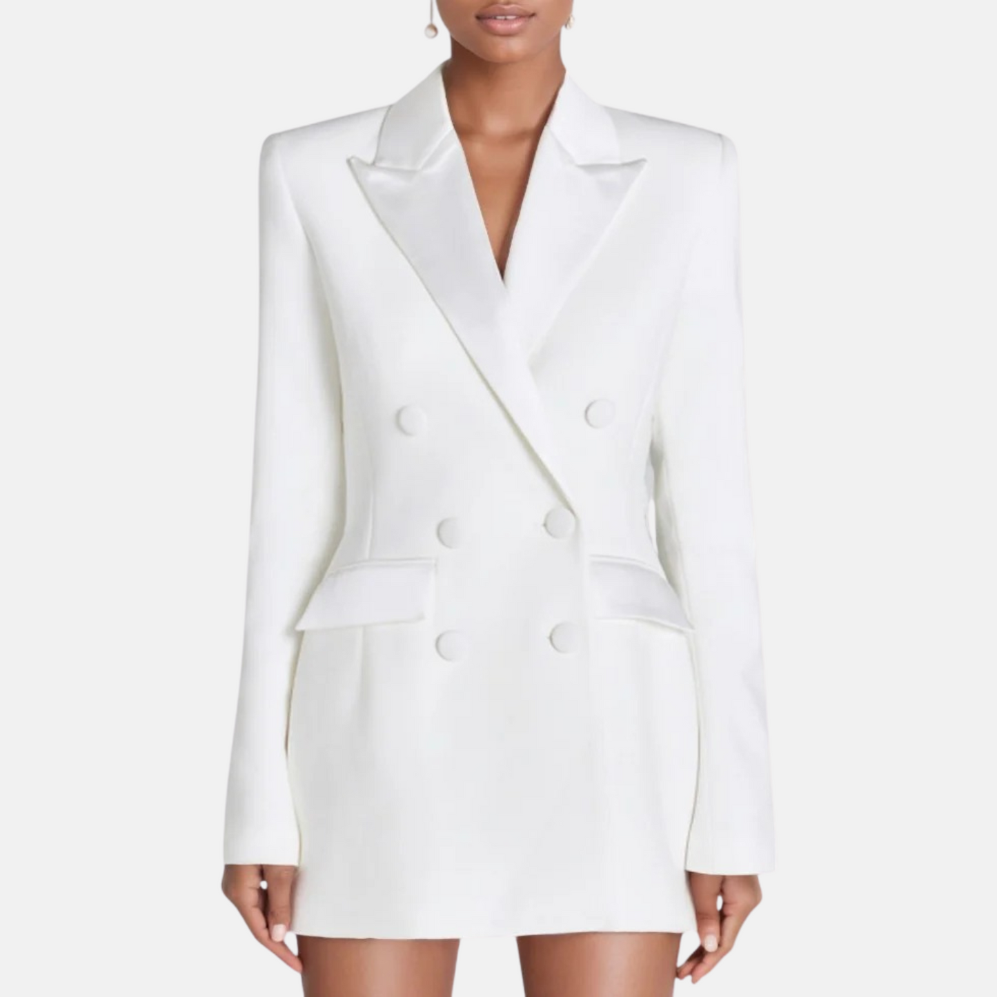 Mistrève | Robe Blazer Femme Double Boutonnage – Élégance Luxueuse et Silhouette Sophistiquée