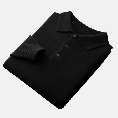 Mistrève | Polo Pull en Laine Fine – Confort Intemporel
