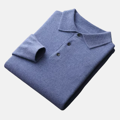 Mistrève | Polo Pull en Laine Fine – Confort Intemporel