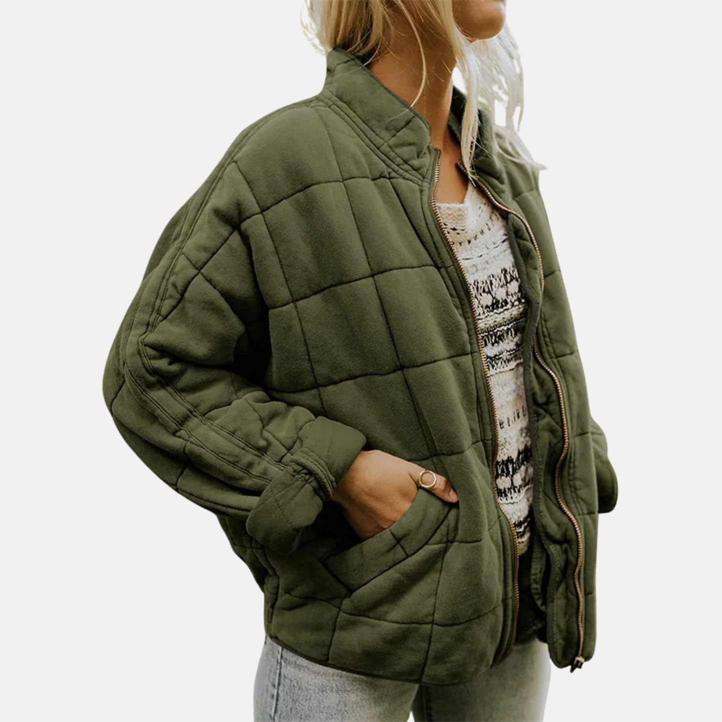 Mistrève | Veste Matelassée Femme – Chaleur Légère et Élégance Décontractée