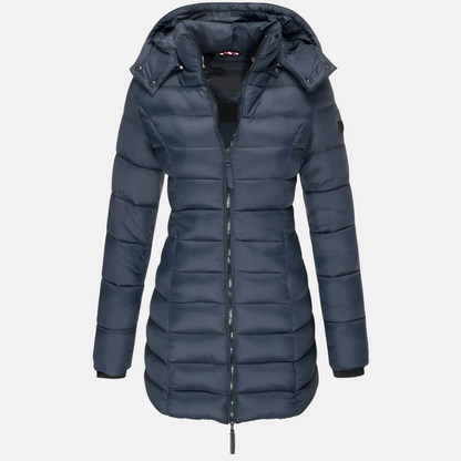 Mistrève | Manteau long pour femme – Élégance légère et protection hivernale