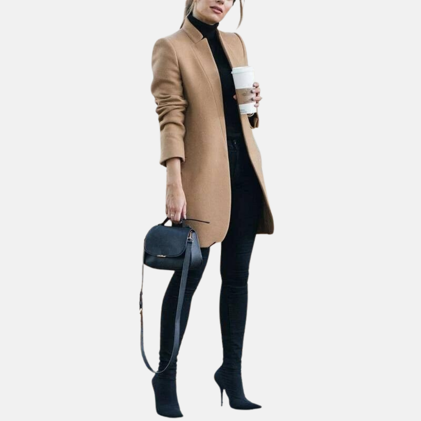Mistrève | Manteau long pour femme – Élégance intemporelle et féminité raffinée