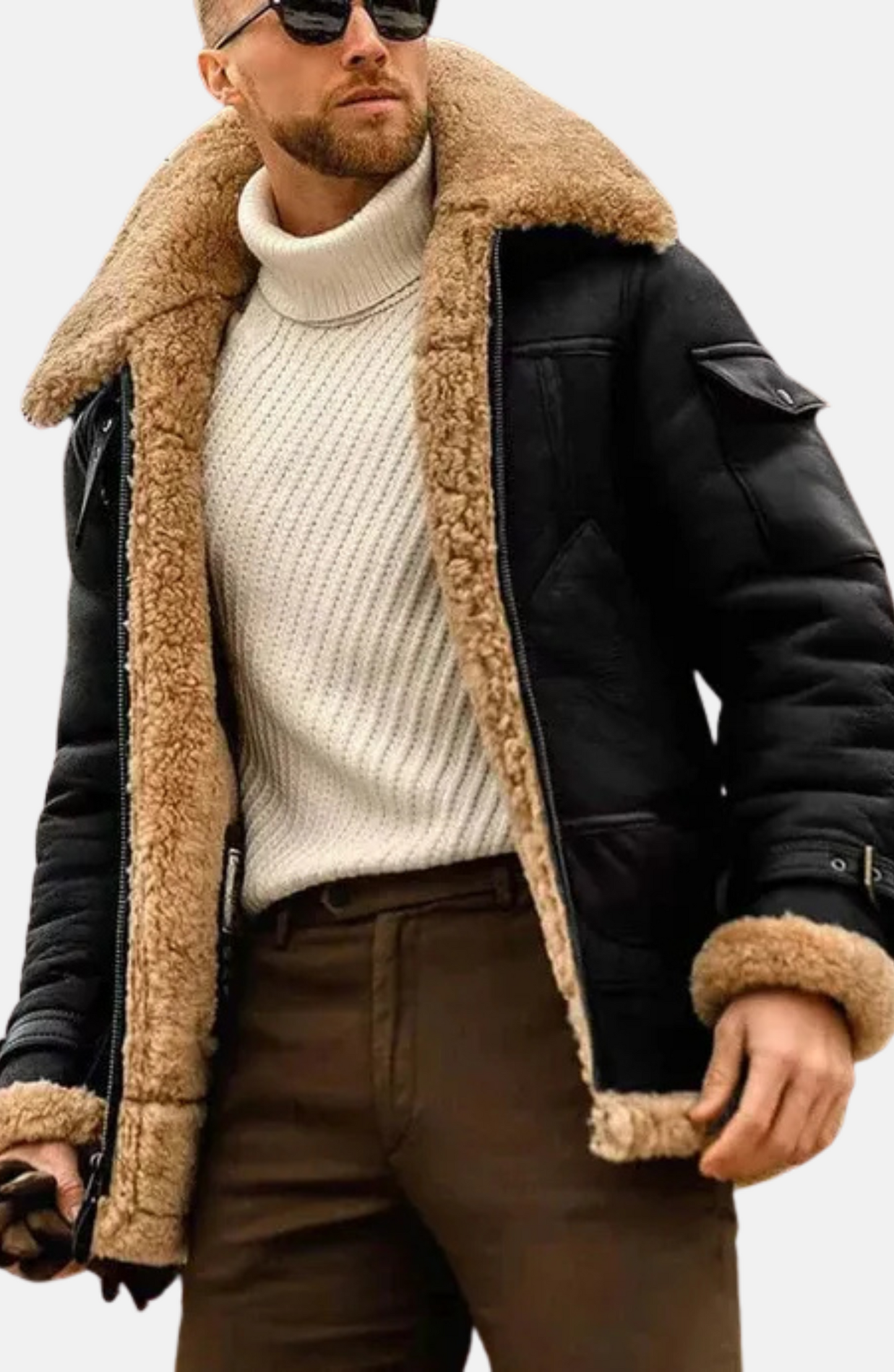 Mistrève | Veste en cuir pour homme – Élégance classique et charme intemporel