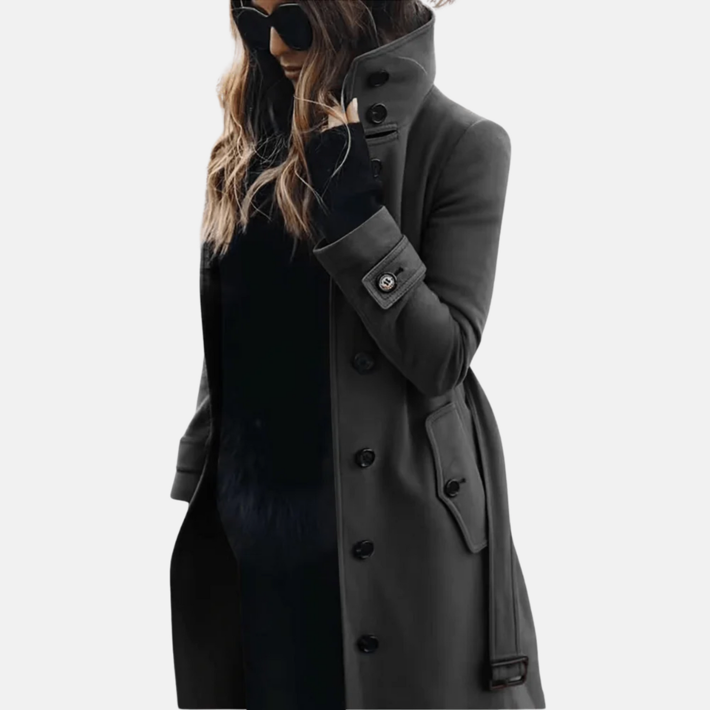 Mistrève | Manteau en laine pour femme – Élégance structurée