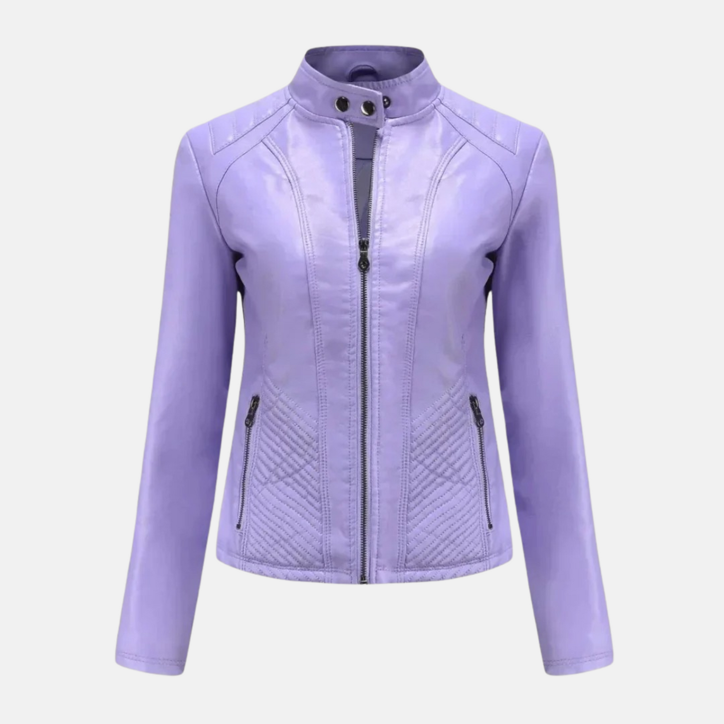 Mistrève | Veste Biker Cuir – Audace Féminine et Élégance Intemporelle