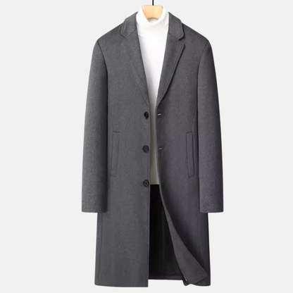 Mistrève | Manteau Long Homme Laine – Élégance Business et Chaleur Saisonnière