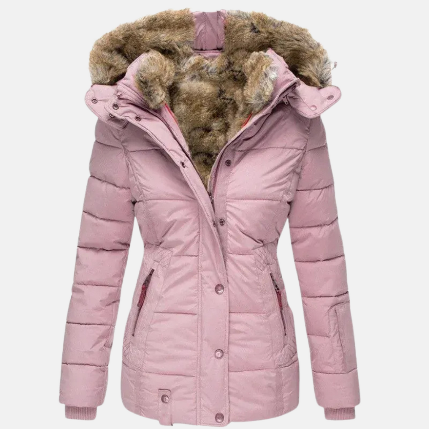 Mistrève | Veste Femme avec Col et Fourrure – Élégance et Protection Extrême