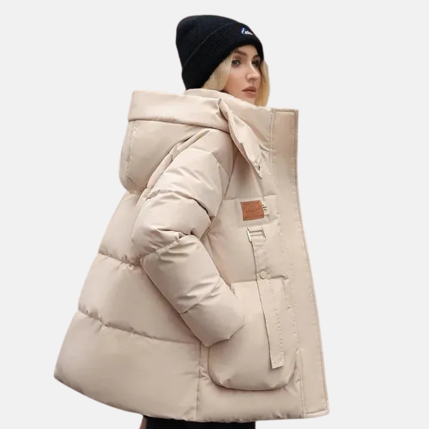 Mistrève | Veste d’Hiver Femme Matelassée Imperméable avec Capuche – Chaleur & Élégance