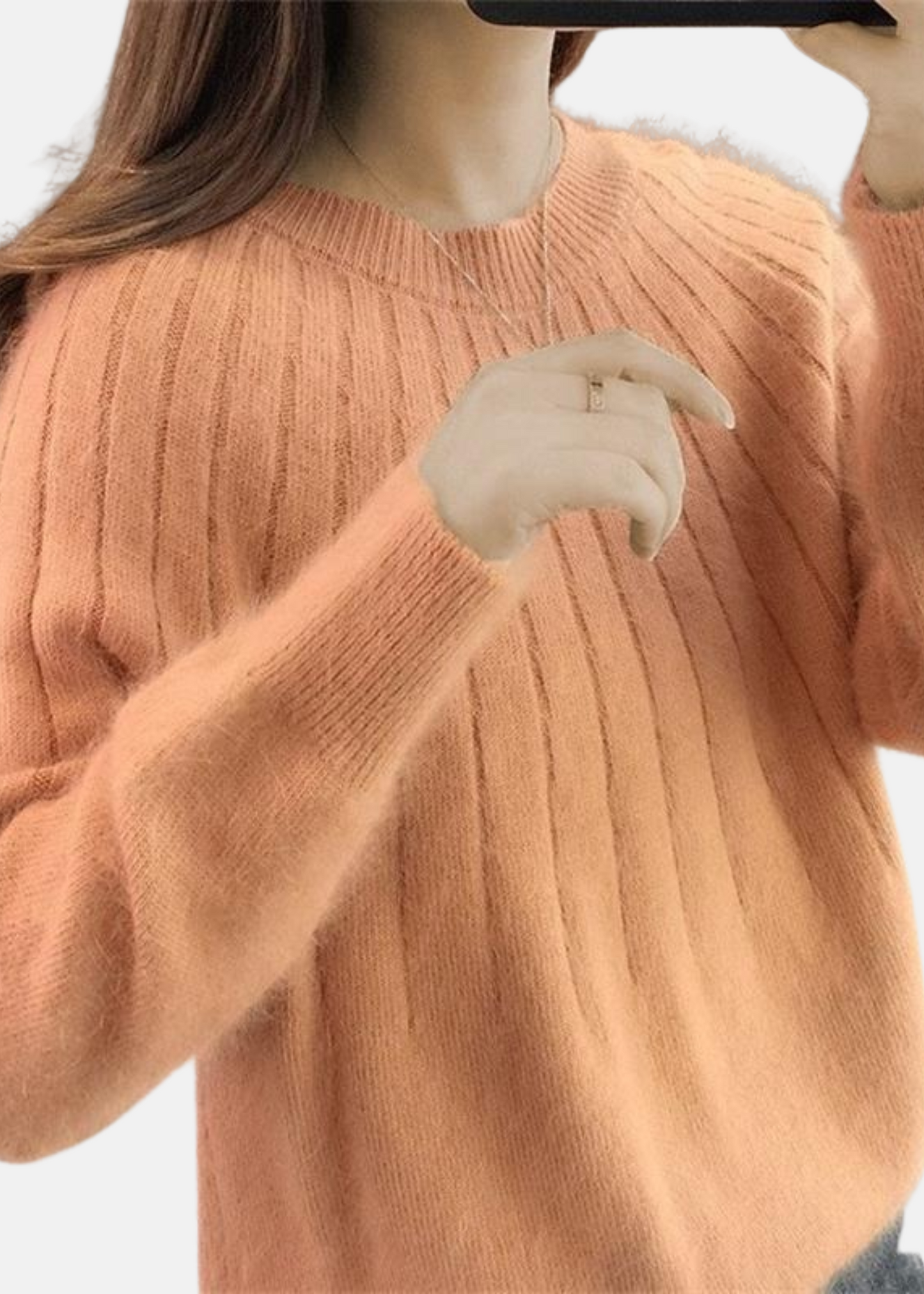 Mistrève | Pull Femme en Cachemire Doux et Fluffy – Chaleur Élégante et Confort Moderne