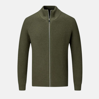 Mistrève | Cardigan Zippé Smart Casual Homme – Style Contemporain et Confort Élégant