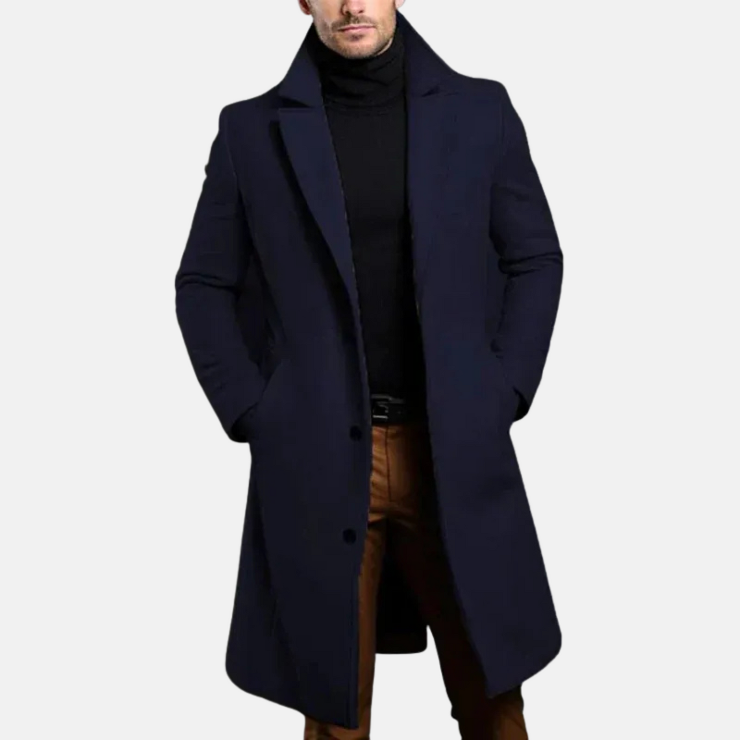 Mistrève | Manteau Homme en Laine – Élégance Classique & Chaleur Haut de Gamme