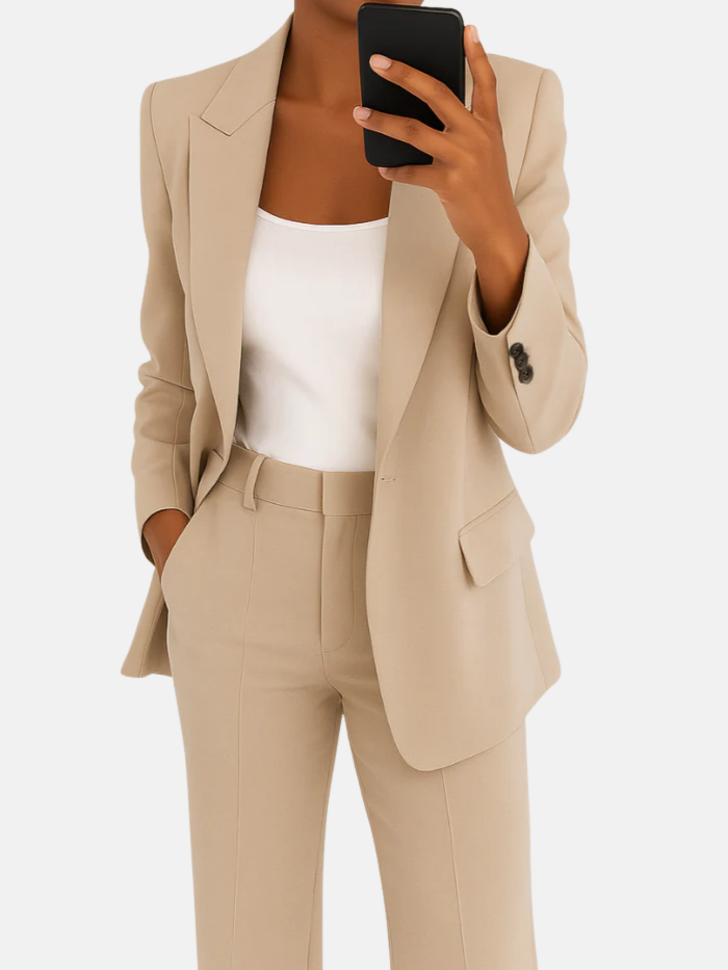 Mistrève | Tailleur Pantalon Femme 2 Pièces – Élégance Moderne & Silhouette Affinée