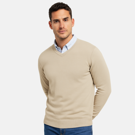 Mistrève | Pull En V Homme – La Douceur Discrète De L’Élégance Quotidienne