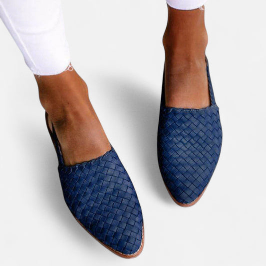 Mistrève | Ballerines Slingback Tressées pour Femme – Élégance Artisanale, Confort Moderne