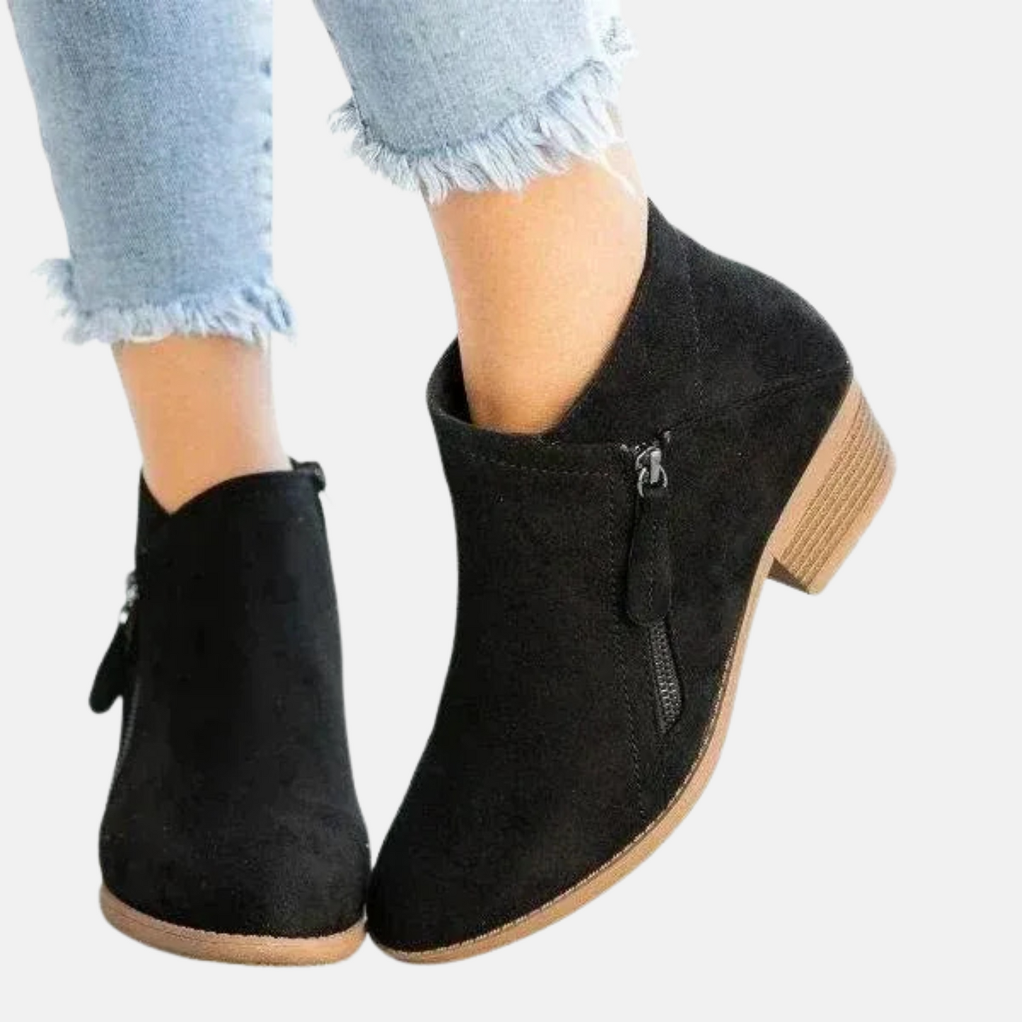 Mistrève | Bottines Femme à Fermeture Éclair – Élégance Intemporelle & Confort Quotidien