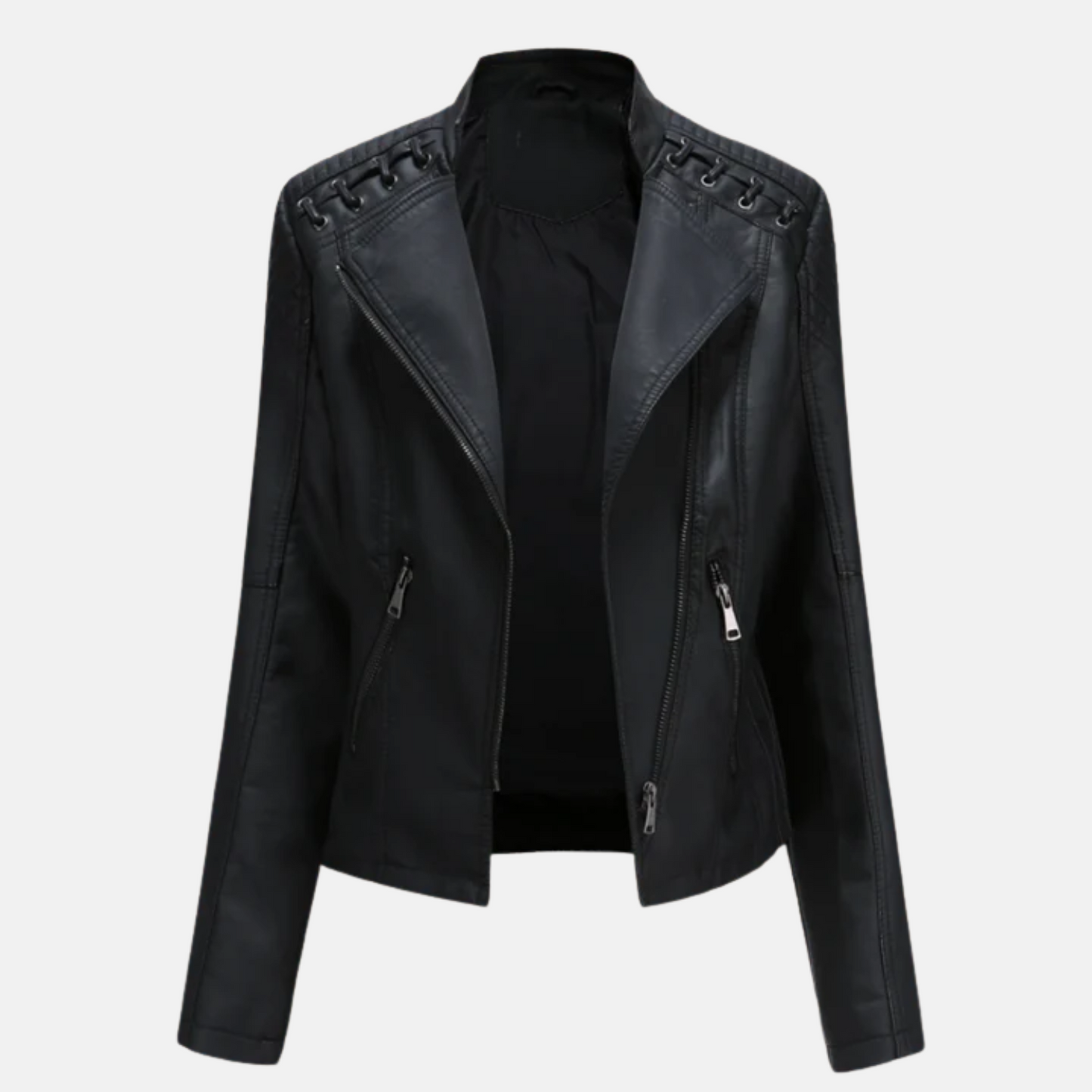 Mistrève | Veste en cuir Femme – Élégance Automnale