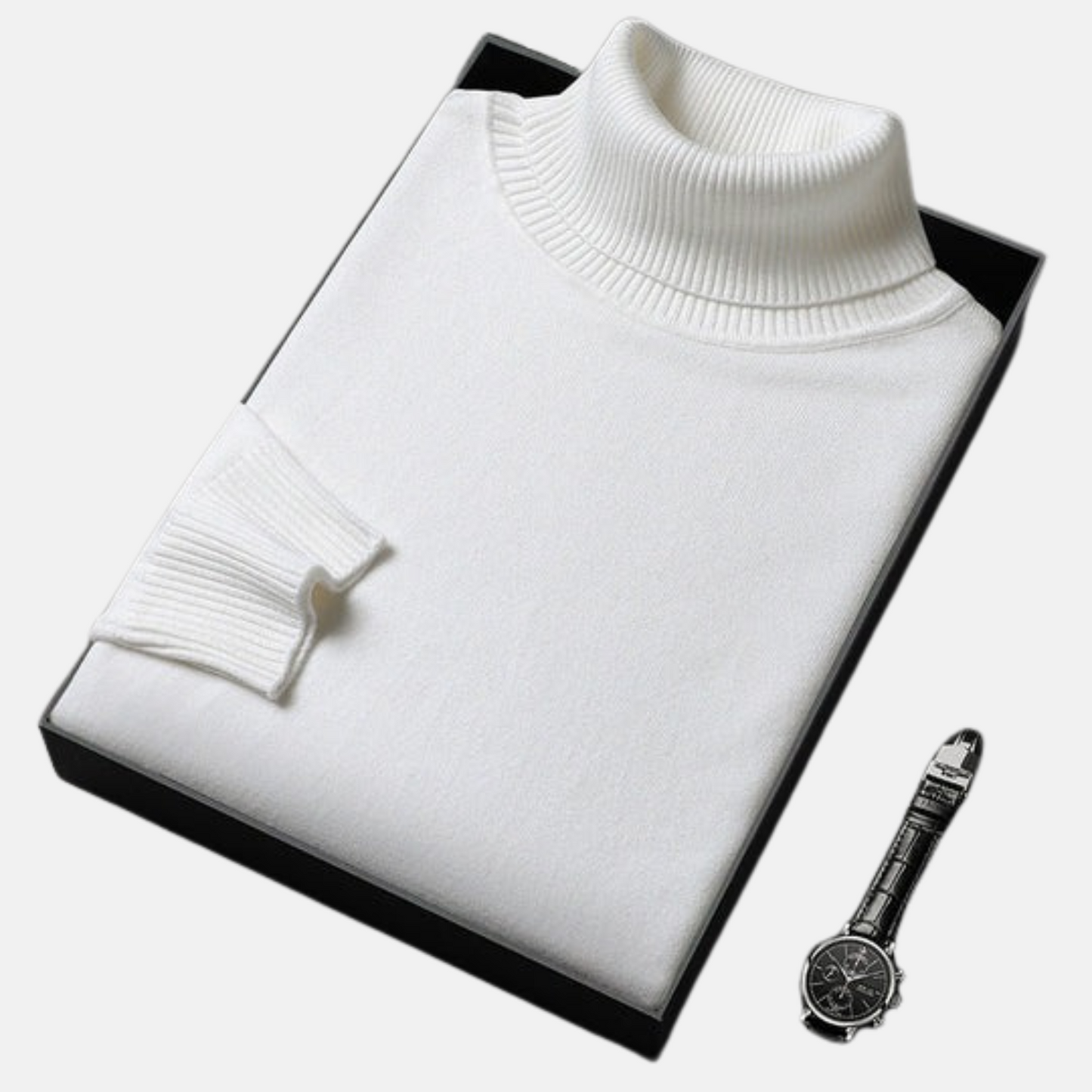 Mistrève | Pull Col Roulé Homme  – Cachemire Luxueux